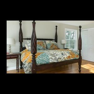 Anthropologie duvet, 2 Euro and 2 stnd shams